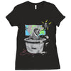 bad news bear Ladies Fitted T-Shirt