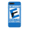 second amendment rated e for everyone iPhone 7 Plus Case