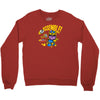 assemble! (yellow outline) Crewneck Sweatshirt