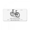 freedom machine License Plate
