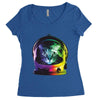 astro cat Women's Triblend Scoop T-shirt