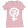 feminist human rights justice activist Ladies Fitted T-Shirt