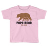 Papa Bear Toddler T-shirt