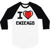 i love chicago 3/4 Sleeve Shirt