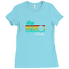 cabo san lucas distressed Ladies Fitted T-Shirt