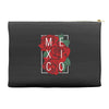 mexico with roses Accessory Pouches