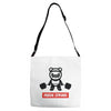 panda strong Adjustable Strap Totes