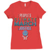 people's climate march for justice 2017 Ladies Fitted T-Shirt