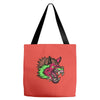 pink punk wolf Tote Bags