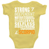 Strong Independent Motivated Scorpio Baby Onesie