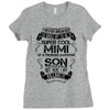 Super Cool Mimi Of A Freaking Awesome Son Ladies Fitted T-Shirt