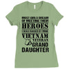 Vietnam Veteran Granddaughter Ladies Fitted T-Shirt