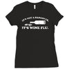 it's not a hangover it's wine flu Ladies Fitted T-Shirt