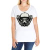 gas mask Ladies Curvy T-Shirt