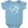 pokercards Baby Onesie