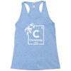 christmas periodic table of elements Racerback Tank