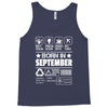 Born In September Tank Top