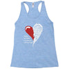 half of my heart is in heaven with my angel Racerback Tank