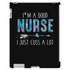 i'm a good nurse i just cuss a lot iPad 3 and 4 Case