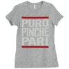 puro pinche pari funny Ladies Fitted T-Shirt