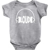bargain loud records Baby Onesie