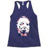 michael myers floral mask Racerback Tank