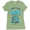 I Don't Need Therapy Just to Do Ballooning Ladies Fitted T-Shirt
