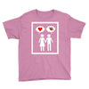 women thinking love Youth Tee