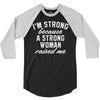 strong woman 3/4 Sleeve Shirt