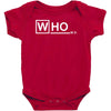 doctor who m.d   vintage retro tv show fan dr Baby Bodysuit