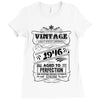 Vintage Aged To Perfection 1946 Ladies Fitted T-Shirt