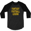 fantasy football legend sunday night football sports league tee shirt 3/4 Sleeve Shirt
