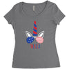 4th of July Women's Triblend Scoop T-shirt
