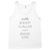 keep calm and ride on Tank Top