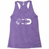 chicken and magnet Racerback Tank