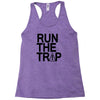 run the trap mens trap music t shirt dope swag hipster flosstradamus t Racerback Tank