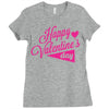 happy valentine's day Ladies Fitted T-Shirt