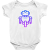 robot andro Baby Bodysuit