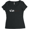 EASY SAVAGE Women's Triblend Scoop T-shirt