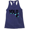 yolo cat Racerback Tank