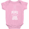 The More People I Meet The More I Love My German Shepherd Gifts Baby Onesie