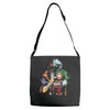 the burning joke Adjustable Strap Totes