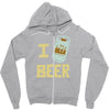 i beer beer Zipper Hoodie