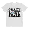 crazy lady shark All Over Women's T-shirt