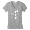 lighthouse Women's V-Neck T-Shirt