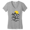 mountain ink Women's V-Neck T-Shirt