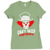 can't sleep clowns will eat me Ladies Fitted T-Shirt
