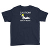 caution men at work Youth Tee