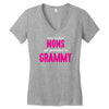 Only The Best Moms Get Promoted To Grammy Women's V-Neck T-Shirt