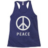 peace sign Racerback Tank